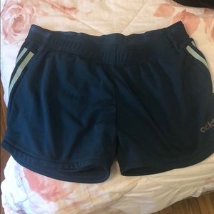 Women’s Adidas Climalite Teal Running Shorts Small